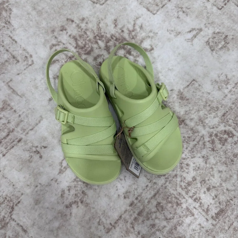 Chaco Sandals Kids Size 4 Pale Green Chillos Sport Strappy Slingback JCH180359